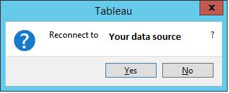 reconnect to data source error